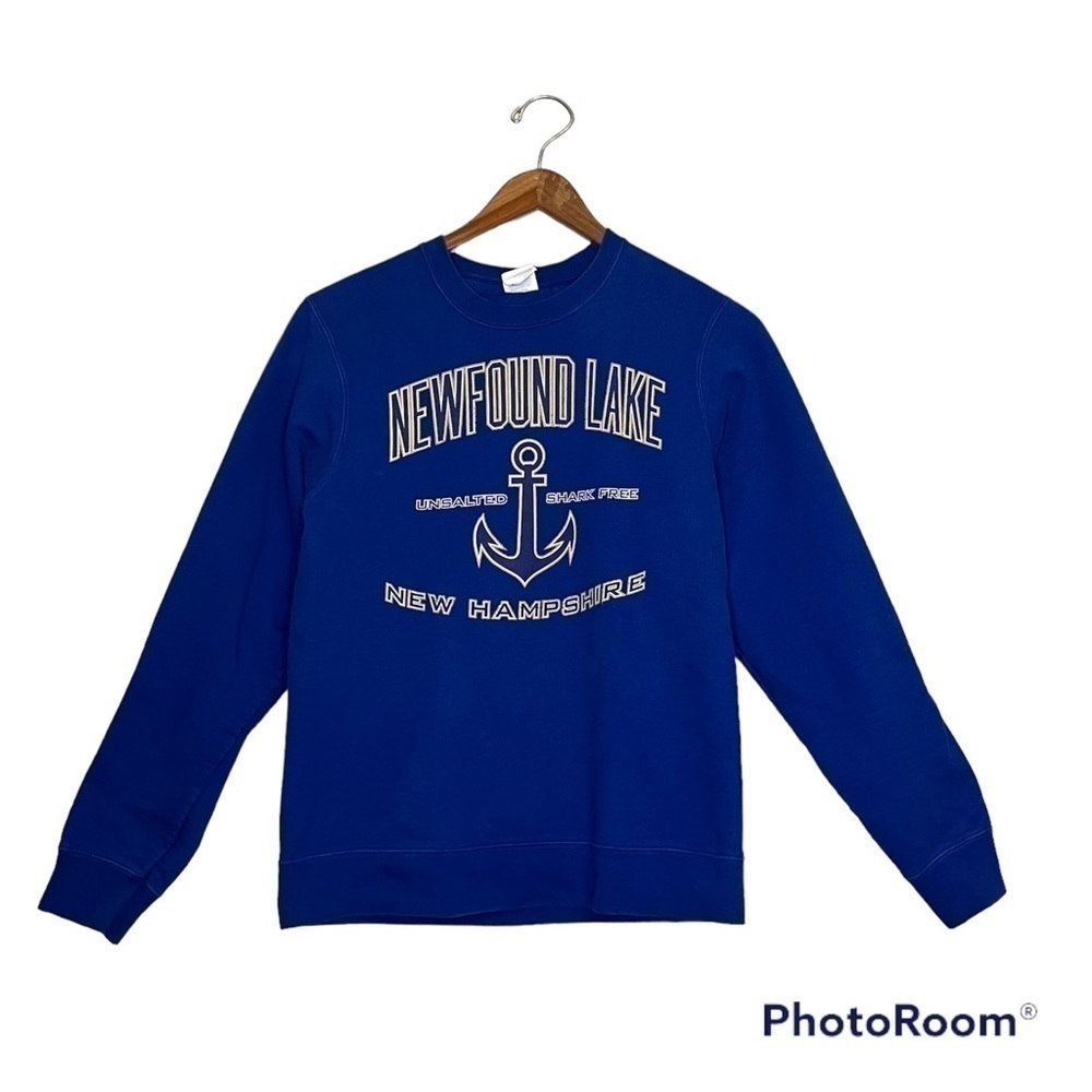 NEW Hampshire Newfound Lake Blue Crewneck